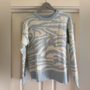 SHEIN Light Blue Knit Sweater